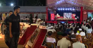 চব্বিশের চেতনায় সাইমুম শিল্পীগোষ্ঠীর ব্যতিক্রমী প্রদর্শনী, দর্শনার্থীদের ভিড়